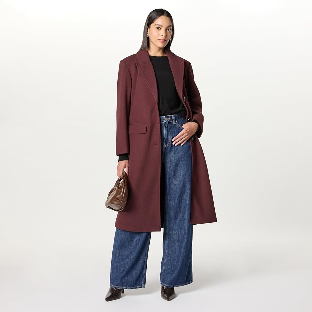 NWT •  The Drop • Size M • Decadent Chocolate • Women's Liam Loose Overcoat